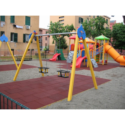 FALLSCHUTZPLATTE Fitnessmatte Fallhöhe 1,00 m bis 3,00 m