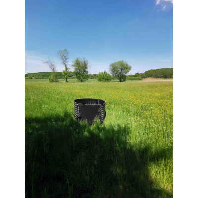 Kunststoff, Heuraufe, Rundraufe für Pferde 130 cm