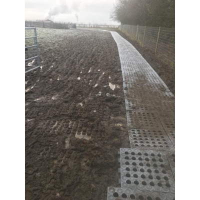 Zwei Paddockplatten,  50 x 50 x 5,3 cm inkl Paketdienst