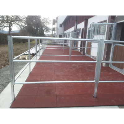 Elastikmatte, Stallmatte 100 x 100 x 3 cm, anthrazit