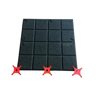 Elastikmatte, Stallmatte 100 x 100 x 3 cm, anthrazit