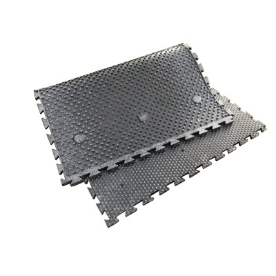 Stallmatte Vollgummi 205 cm x 129 cm – 2,5 cm stark – Puzzlesystem – Pferdestall & Kuhstall