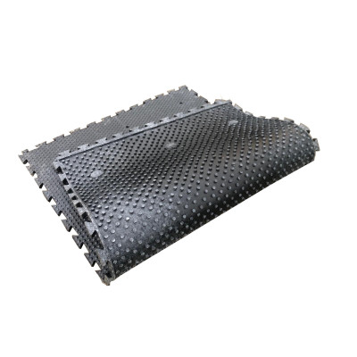 Stallmatte Vollgummi 205 cm x 129 cm – 2,5 cm stark – Puzzlesystem – Pferdestall & Kuhstall