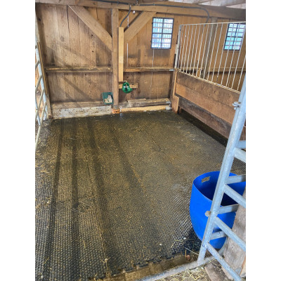 Stallmatte 20 mm aus Vollgummi – Puzzlematte für Pferdebox & Kuhstall