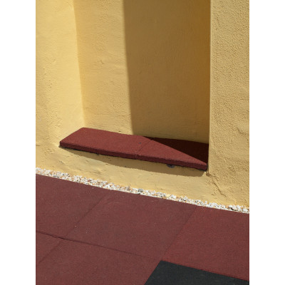 Stallplatte 50 x 50 x 4 cm, rotbraun