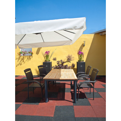 Stallplatte 50 x 50 x 4 cm, rotbraun