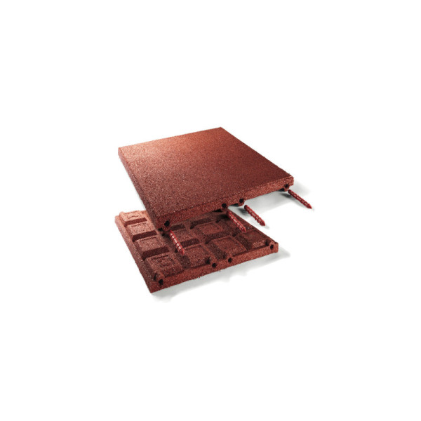 Stallplatten 50 x 50 x 4 cm, Quadratmeter, rotbraun