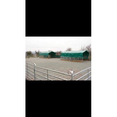 INB Paddockplatte, Reitplatzplatte,Quadratmeter 50 x 50 x 5,3 cm