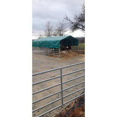 INB Paddockplatte, Reitplatzplatte,Quadratmeter 50 x 50 x 5,3 cm