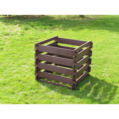 Steckkomposter Recycling Kunststoff 650 L BxTxH: 100x100x90 cm braun